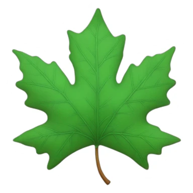 Canadian maple leaf sticker