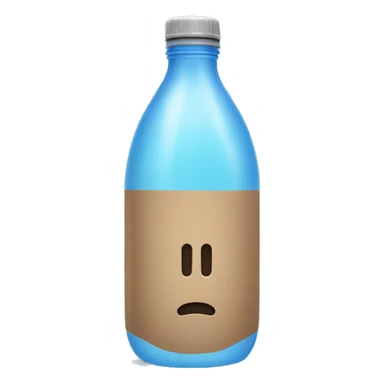 water bottle no face sticker