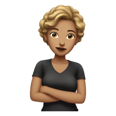 dark burgundy haired light skin girl who is smoking in her bedroom  sticker