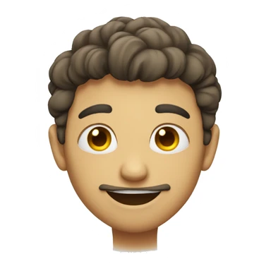 Meh but smile sticker