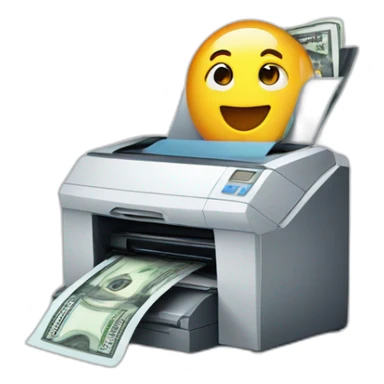 Money printer going brrrr sticker
