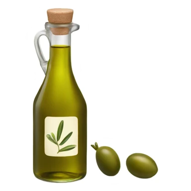 Olive oil bottle sticker