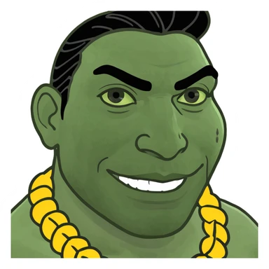 hawaiian dancer sticker