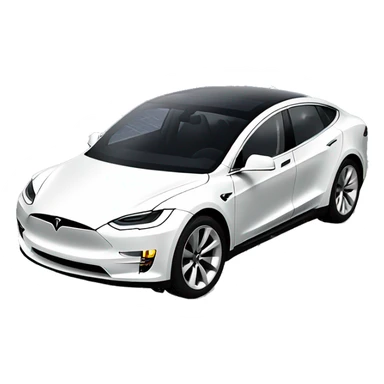 tesla with solar panel sticker