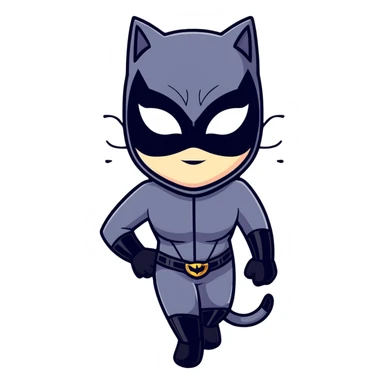 Catwoman from DC comics sticker