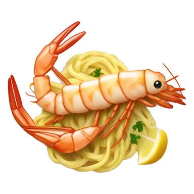 shrimp scampi sticker