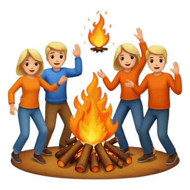 create an emoji which describe the lohri festivle sticker