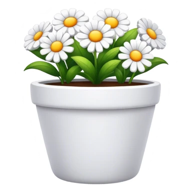 Wc flower pot sticker