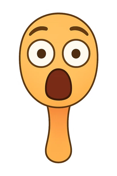 Edit the image so the head emerging from the toilet has a surprised expression with wide eyes and open mouth in emoji style. Keep the background transparent. sticker