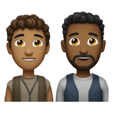 Lights and Chandler  sticker