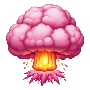 pink nuke sticker