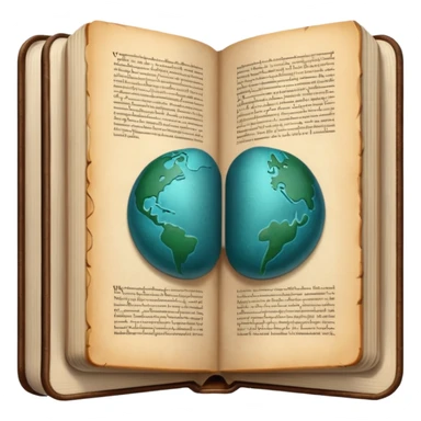 make the book very large and very thick, like an old medical encyclopedia with dense pages. sticker