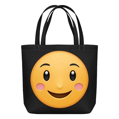 Reusable Black Tote Bag sticker