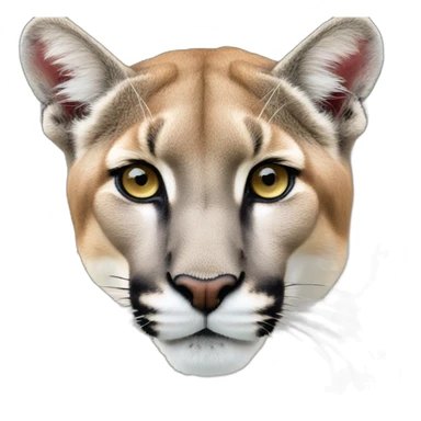 puma patagonico tierno sticker