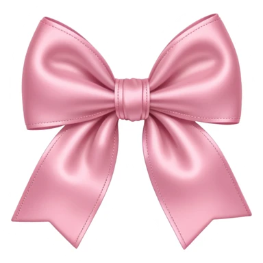 Baby pink bow sticker