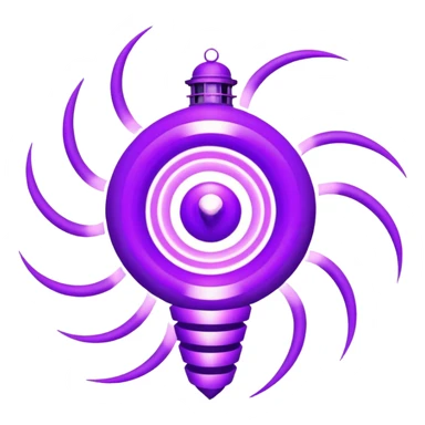 Vortex temporel violet de  doctor who sticker