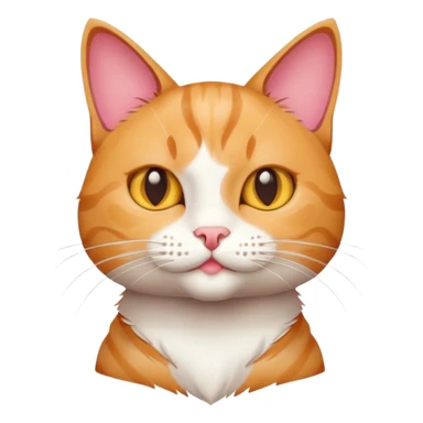 Cat with a pop sticker