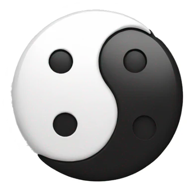 ying yang sticker