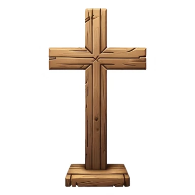 Christian cross  sticker
