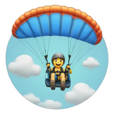 Paragliding-papa sticker