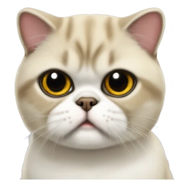 Exotic shorthair sticker