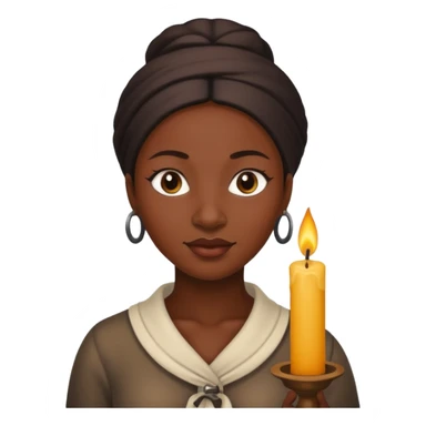 Candle Maker black woman sticker