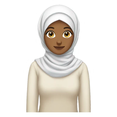 Hijabi with love  sticker