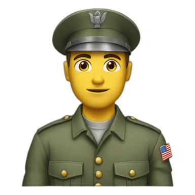 Soldier allemend second war sticker