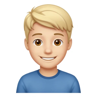 Cartoon charector boy sticker