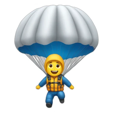 parachute guy sticker