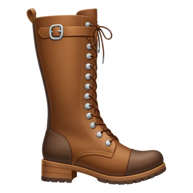 unas botas marrones que por dentro sean de borreguito blanco sticker