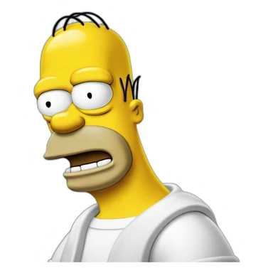 Homer simpson dithyrambique sticker