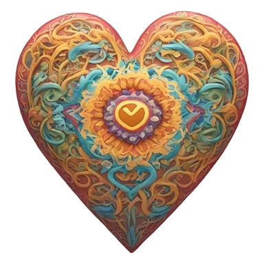 Wonderful heart sticker