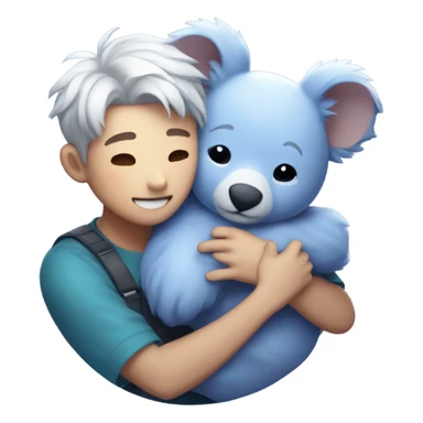 Namjoon with koya sticker