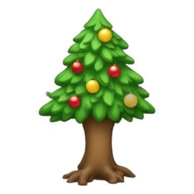 tree christmas presents sticker
