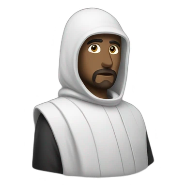 Musulman vs noir sticker