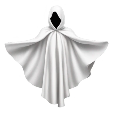 faceless mannequin flapping white cape sticker