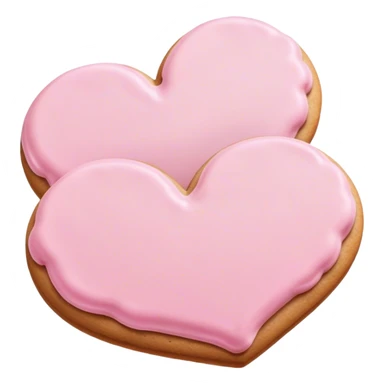 Cookie heart twins  sticker