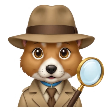 Detective Dog sticker