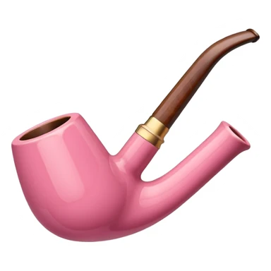 pink smoking pipe sticker
