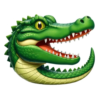 aligator team logo sticker