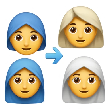 Mavi yuvarlak ve içinde beyaz tik sticker