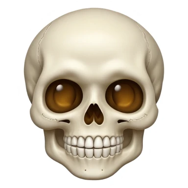 winking skull sticker