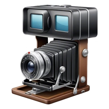 Glass plate camera older sticker