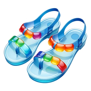 jelly sandals sticker
