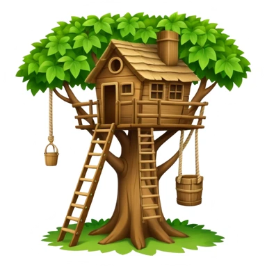A treehouse sticker