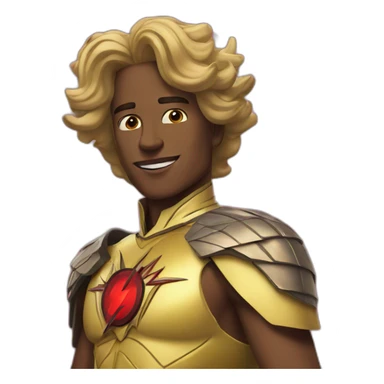 Flash man queen sticker