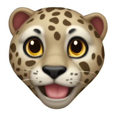 Heart panter sticker