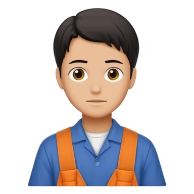 Levi ackerman from attack on titan with his cleaning outfit on sticker