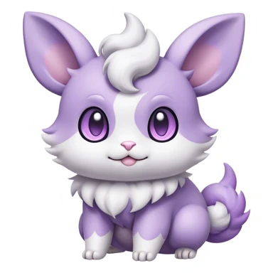 Minccino-Espurr-Cinccino-creature-hybrid  sticker